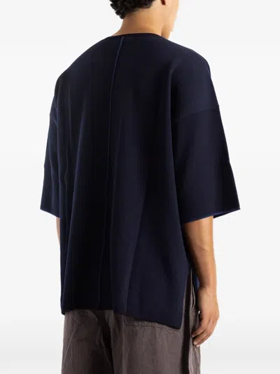Casey Casey Oversized T-shirt In Blue