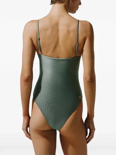 Baobab Alba Belted Swimsuit In Multi
