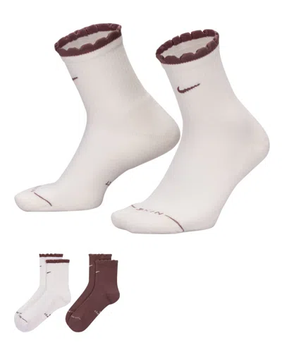 Nike Men's Everyday Elevated Mid-crew Socks, 2-pack In Multi
