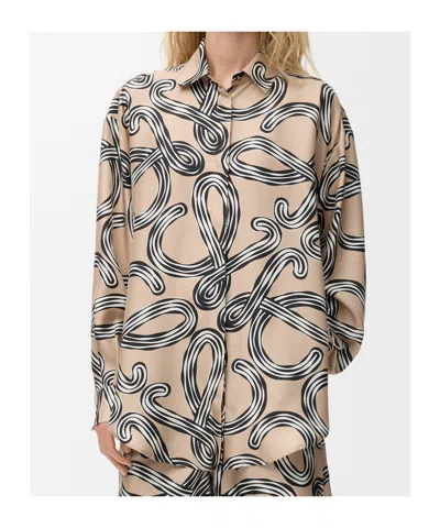 Loewe Long-sleeved Shirt In Multi