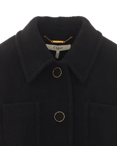Chloé Long-sleeved Suit Jacket In Black