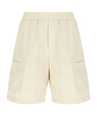 Iceberg Elasticated Bermuda Shorts In Neutral