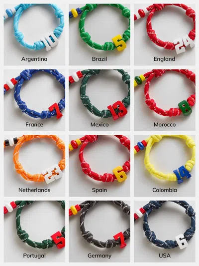 Baublebar Team Knotty Varsity Custom Bracelet In Orange