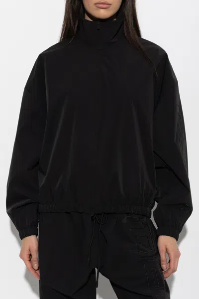 Essentials Logo-patch Jacket In Black