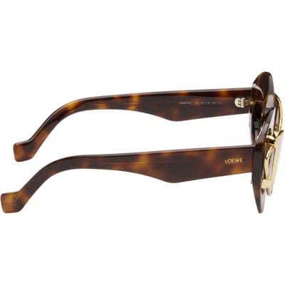 Loewe Double-frame Sunglasses In Brown