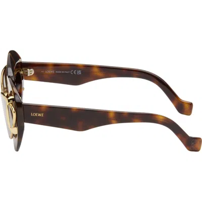 Loewe Double-frame Sunglasses In Brown