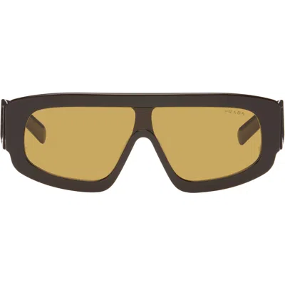 Prada Mask-frame Acetate Sunglasses