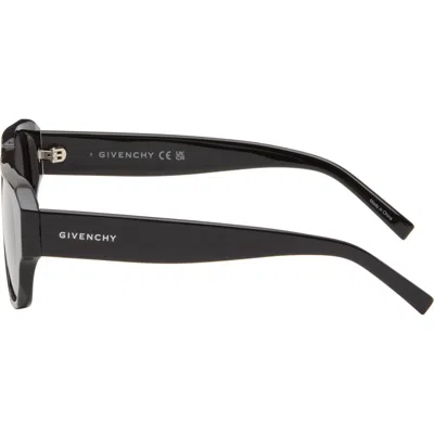 Givenchy Black Gv Day Aviator Sunglasses In Black