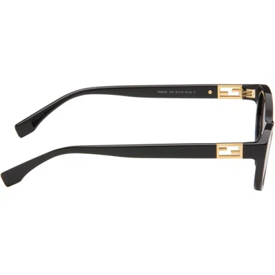 Fendi Eyewear Rectangular-frame Sunglasses In Black