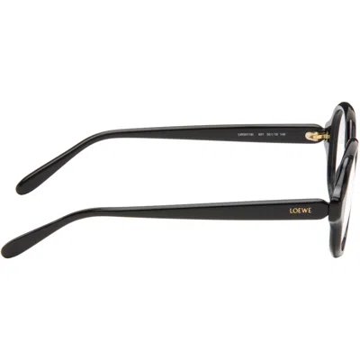 Loewe Black Slim Glasses In Black