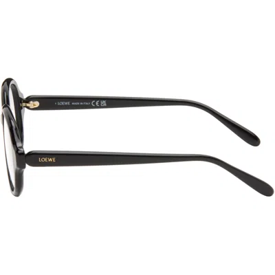 Loewe Black Slim Glasses In Black