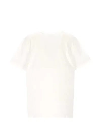 Maison Labiche Embroidered-slogan T-shirt In White