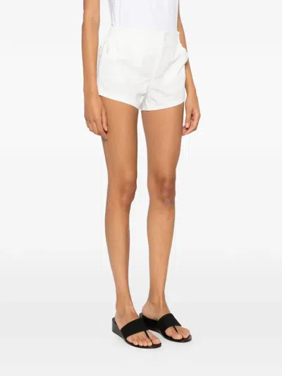 Coperni Button Tailored Shorts In White