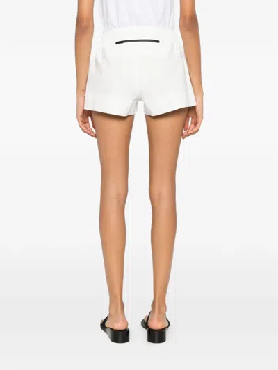 Coperni Button Tailored Shorts In White