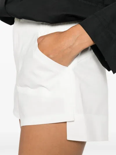 Coperni Button Tailored Shorts In White