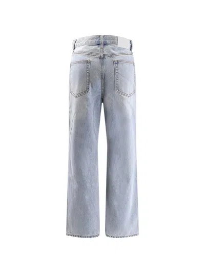Dunst Relaxed Flared Jeans In Blue