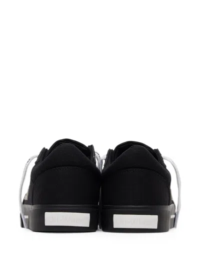 Off-white Vulcanized Low Sneakers In Black