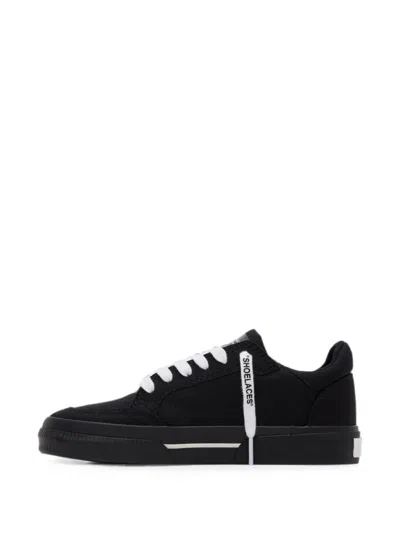 Off-white Vulcanized Low Sneakers In Black