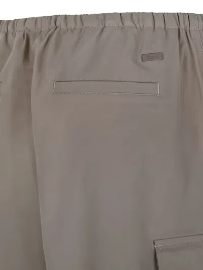 Herno Elasticated-waist Cargo Shorts In Neutral