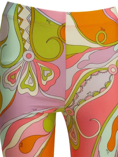 Pucci Iride-print Leggings In Multi