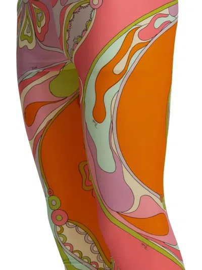 Pucci Iride-print Leggings In Multi