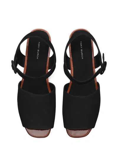 Tory Burch Platform Sandals In Black