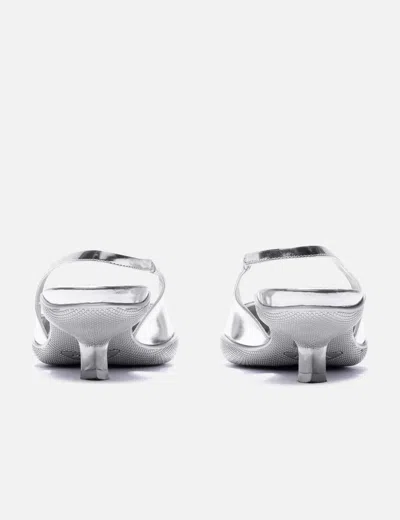 Prada High Heels In Silver