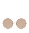 LINDA FARROW Round Sunglasses