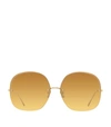 LINDA FARROW Oversized Sunglasses