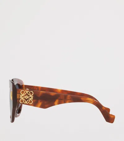 Loewe Anagram Acetate Square Sunglasses In Multi
