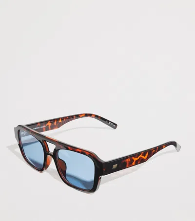 Le Specs Subzero Aviator Sunglasses In Blue