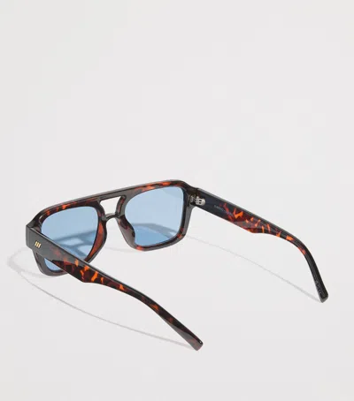 Le Specs Subzero Aviator Sunglasses In Blue