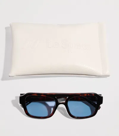 Le Specs Subzero Aviator Sunglasses In Blue