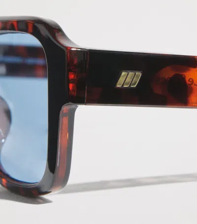 Le Specs Subzero Aviator Sunglasses In Blue