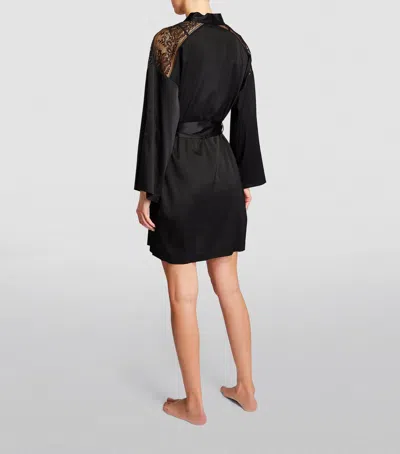 Aubade Midnight Whisper Robe In Black