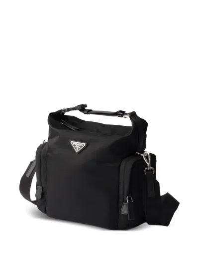 Prada Re-nylon＆サフィアーノレザー ショルダーバッグ