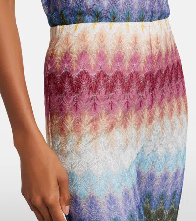 Missoni Mid-rise Flared Pants In Multi