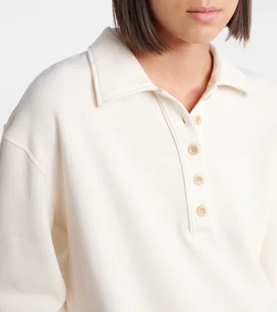 Citizen Of Humanity Vintage Inspired Polo Sweatshirt In White