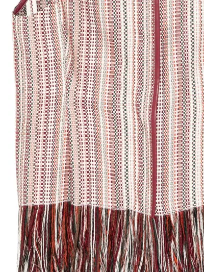 Less Fringed Vest In Multi