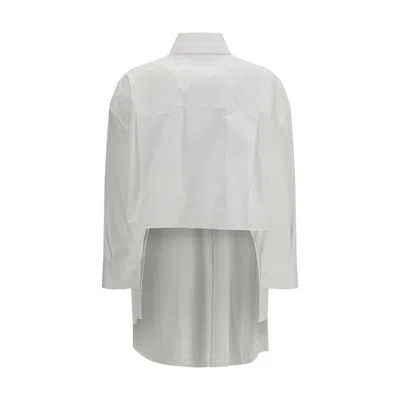 Givenchy Asymmetric Shirt In White