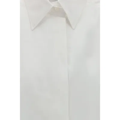 Givenchy Asymmetric Shirt In White