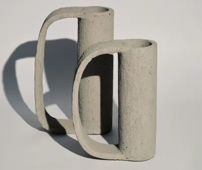 Serax Vases Grey Uni In Gray