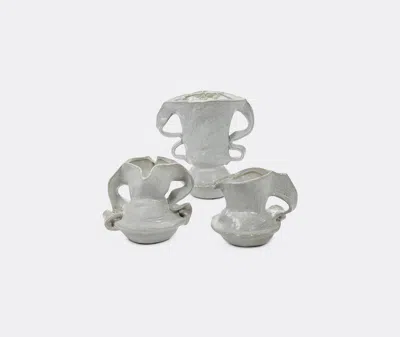 Serax Vases White Uni In Gray