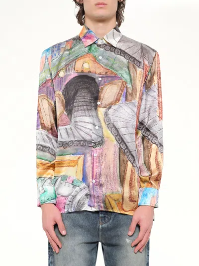 Kidsuper Patterned Button-up Shirt In Multi