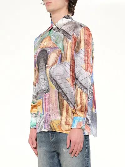 Kidsuper Patterned Button-up Shirt In Multi