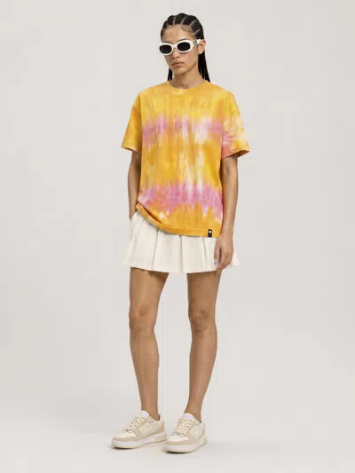 Palm Angels Printed T-shirt In Gold