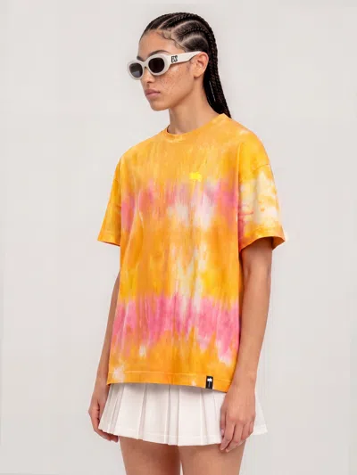 Palm Angels Printed T-shirt In Gold