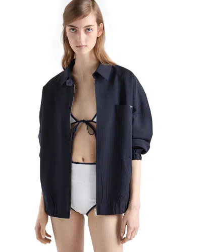 Prada Jersey-bikini-slip In White
