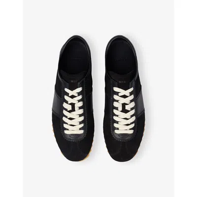 Sandro Low Top Running Sneakers In Black