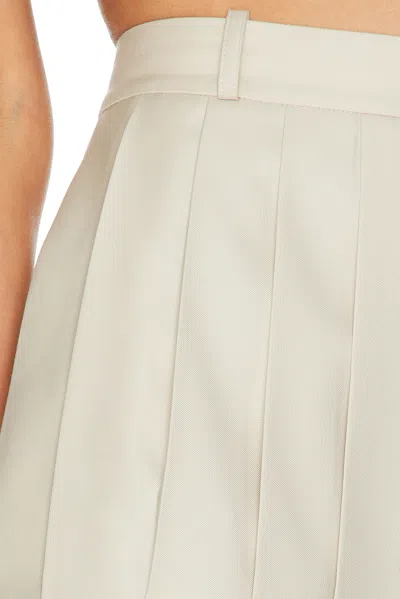 Coperni Multi Pleat Short In White